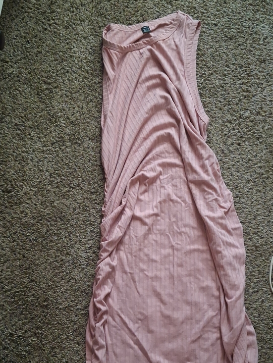 SHEIN Dresses & Skirts - SHEIN Ribbed Sleeveless Dress in Blush Pink